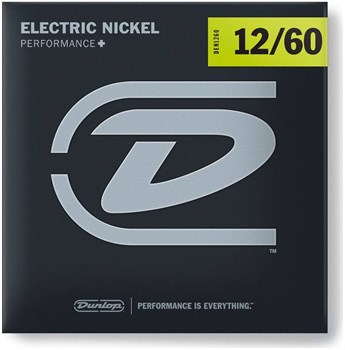 DUNLOP EG-NKL 12/60-6/SET - набор струн для электрогитары, никель, 12-60 DEN1260