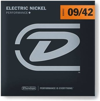 DUNLOP EG-NKL 09/42-6/SET - набор струн для электрогитары, никель, 9-42 DEN0942