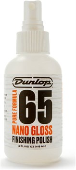 DUNLOP 6604 PURE FORMULA 65 NANO GLOSS средство чистки корпуса гитары, 118 мл 6604