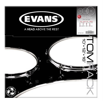 Evans ETP-G1CLR-R G1 Clear Rock Набор пластика для том барабана (10", 12", 16") ETP-G1CLR-R