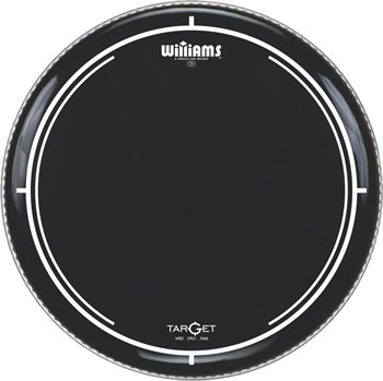 Williams WB2-7MIL-22 Target Series Black Пластик для бас-барабана 22", черный WB2-7MIL-22