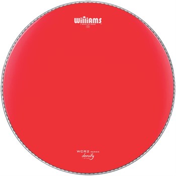 Williams WCR2-10MIL-18 Density Red Series Пластик для бас-барабана 18", с покрытием, красный WCR2-10MIL-18