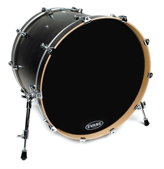 Evans BD22RBG Resonant Black Пластик для бас-барабана 22", резонансный, черный BD22RBG