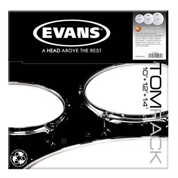 Evans ETP-G2CTD-F G2 Coated Fusion Набор пластика для том барабана, 10"/12"/14" ETP-G2CTD-F