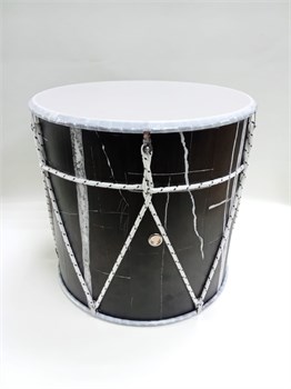 MEZZO MZ-B10bmk Барабан кавказский 10", цвет черный мрамор, с чехлом MZ-B10bmk