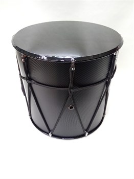 MEZZO MZ-B11carbonKB Барабан кавказский 11", чёрный карбон, с клееной черной мембраной РЕТ, в чехле MZ-B11carbonKB