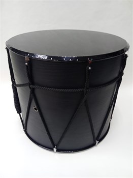 MEZZO MZ-B14bKB Барабан кавказский 14", черный, черные мембраны, с чехлом MZ-B14bKB