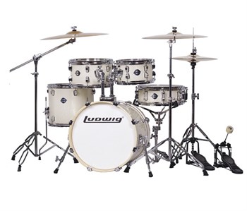 Ludwig LC196-2 Accent Pro Барабанная установка, белая, 2 коробки LC196-2