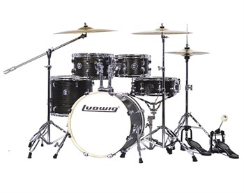 Ludwig LC197-1 Accent Pro Барабанная установка, черная, 2 коробки LC197-1