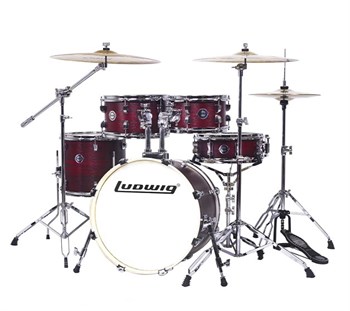 Ludwig LC198-5 Accent Pro Барабанная установка, бордовая, 2 коробки LC198-5