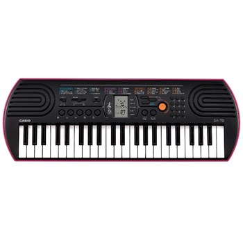 Casio SA-78 Синтезатор  44 клавиши, черный/розовый SA-78-1