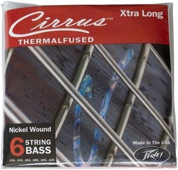 PEAVEY Cirrus Bass String 6XL .036, .045, .065, .080, .105, .125 Thermal Fused струны для бас .гит. 379280