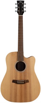 ADLER DC10-SM - акустическая гитара дредноут с вырезом, верхняя дека массив ситхинской ели, корпус к DC10-SM
