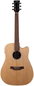 ADLER DCE10-SM - электроакустическая гитара дредноут с вырезом, верхняя дека массив ситхинской ели, DCE10-SM