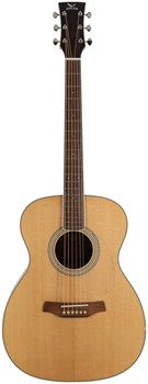 ADLER OM100-SR - акустическая гитара оркестр, верхняя дека массив ситхинской ели, корпус пау ферро, OM100-SR