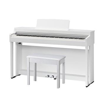 KAWAI CN201 W - цифровое пианино, банкетка, механика Responsive Hammer III, 88 клавиш, цвет белый CN201 W