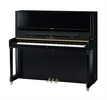 KAWAI K-500 M/PEP - пианино, 130х150х62, банкетка (600), цвет черный полированный, механизм Millenni K-500 M/PEP