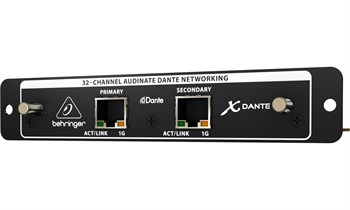 BEHRINGER X-DANTE - карта расширения Dante для X32, для записи и воспроизведения до 64 кан. аудио X-DANTE-1
