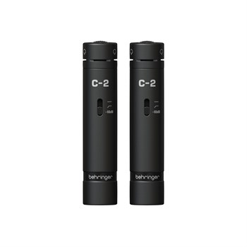 BEHRINGER C-2 DARK EDITION - микрофоны (пара),20 Hz-20 kHz,конденсатор,для студийной или концертов, C-2 DARK EDITION
