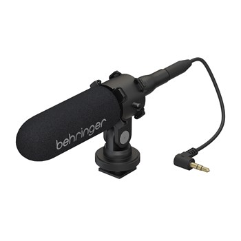 BEHRINGER VIDEO MIC - накамерный конденсаторный микрофон, 40 Гц -16 кГц, 120 дБ, разъем mini-jack 3. VIDEO MIC