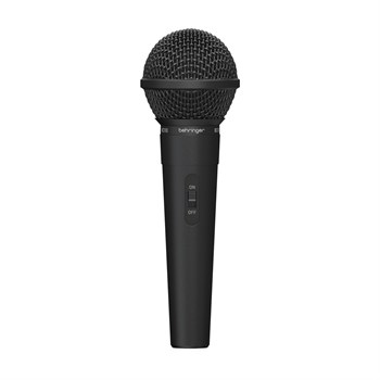 BEHRINGER BC110 - динамический вокальный микрофон с кнопкой, 80 Гц - 16 кГц, 600 Ом импеданс, чувст. BC110