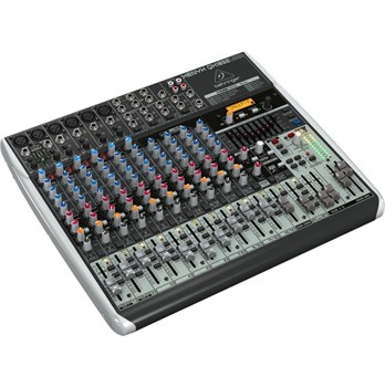 BEHRINGER QX1832USB - микшер, 18 каналов, USB/аудио интерфейс, мик предусил и компр, 9 EQ, Multi FX QX1832USB
