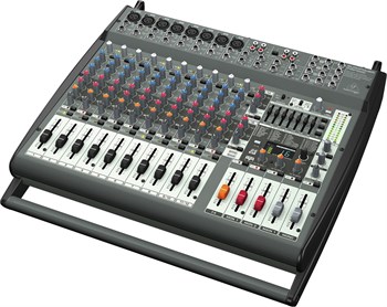 BEHRINGER PMP4000 - микшер-усилит,2x300 Втна8 Ом (2x600 Вт на 4 Ом), 1200 мост 8 Ом, 8 моно/4 стерео PMP4000