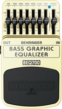 BEHRINGER BEQ700 - 7-полосный графический эквалайзер для бас-гитары или клавишных BEQ700