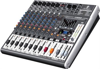 BEHRINGER X1222USB - микшер,4моно,4стер.,6 мик.предусил,2 AUX-шины,процессор эффектов, USB,эквалайзе X1222USB