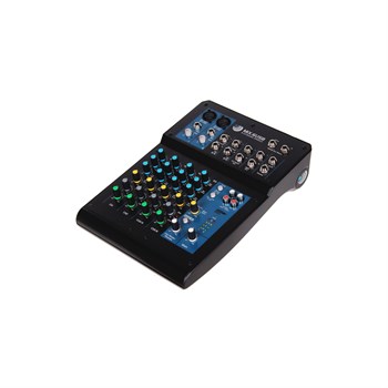INVOTONE MiX .6USB - микшерный пульт, 2 моно входа, 4 стерео входа, TRS jack, 3-полосный эквалайзер, MiX .6USB
