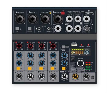 Soundsation MioMix-7LS Микшерный пульт, 7 каналов MioMix-7LS