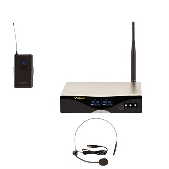 Radiowave UHS-401B радиосистема с 1 черным головным микрофоном UHS-401B