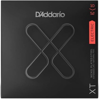 D'addario XTE1052 XT Комплект струн для электрогитары, никелированные, 10-52, с покрытием XTE1052