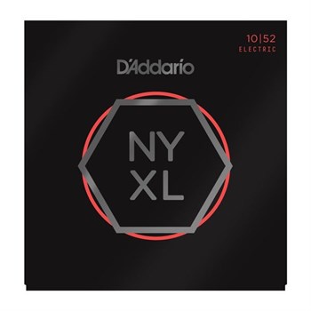 D'addario NYXL1052 NYXL Комплект струн для электрогитары, никелирован, L. Top/Heavy Bottom, 10-52 NYXL1052