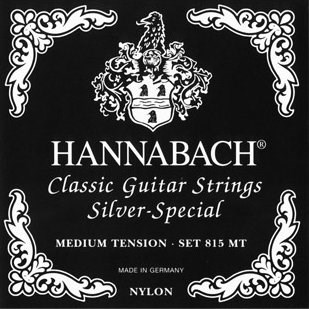 Hannabach 815MT Black SILVER SPECIAL Комплект струн для классической гитары нейлон/посеребренные 815MT