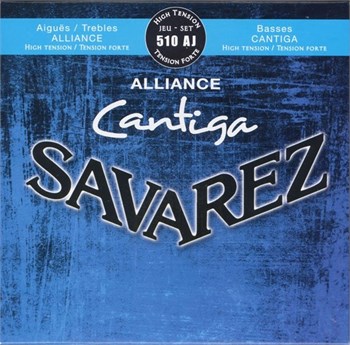 Savarez 510AJ Alliance Cantiga Комплект струн для классической гитары, сильное натяжение, посеребр 510AJ