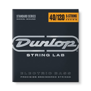 Dunlop DBN40120 Комплект струн для 5-струнной бас-гитары, никелированные, Light, 40-120 DBN40120