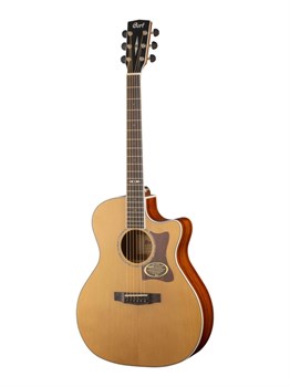 Cort GA5F-BW-NS Grand Regal Series Электро-акустическая гитара, с вырезом, цвет натуральный GA5F-BW-NS