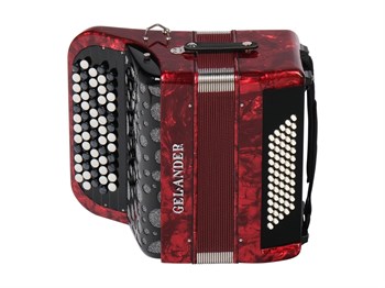Gelander GH5060-RED Кнопочный аккордеон 62/60, красный GH5060-RED