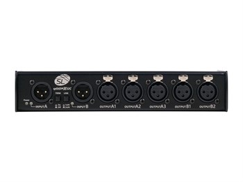 Siberian Lighting SL-SDX52C splitDMX X52C Сплиттер DMX512, 2xDMX-входа, 5xDMX-выходов SL-SDX52C