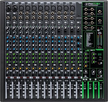 MACKIE ProFX16v3 16-канальный микшер с процессором эффектов и USB ProFX16v3