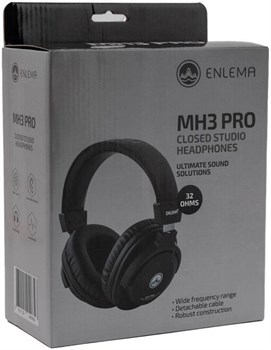 ENLEMA MH 3 PRO - Наушники динамические закрытого типа, Studio/Hi-Fi, 19-22000 Гц, 32 Ом MH 3 PRO