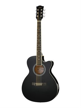 Smiger GA-H10-39-BK Акустическая гитара, с вырезом, черная GA-H10-39-BK