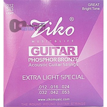 Ziko DP-012 комплект струн для акустической гитары DP-012 - фото 956