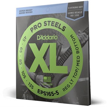 D'ADDARIO EPS165 5 - Струны для бас-гитары 5 струнной EPS165-5