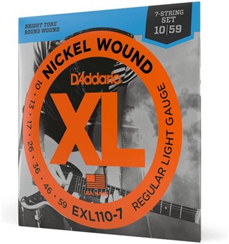 D'ADDARIO EXL110 7 - Струны для электрогитары 7-струнной EXL110-7