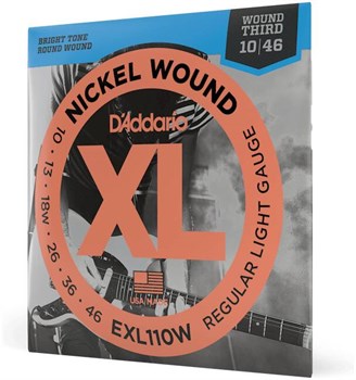 D'ADDARIO EXL110 W - Струны для электрогитары EXL110W
