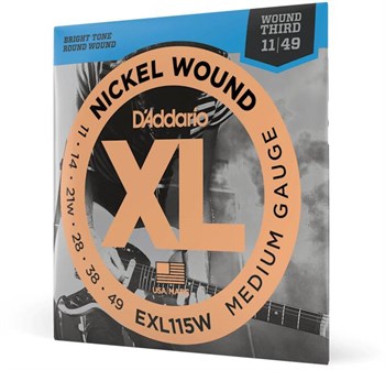 D'ADDARIO EXL115W - Струны для электрогитары EXL115W