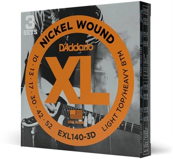 D'ADDARIO EXL140 3D - Струны для электрогитары EXL140-3D