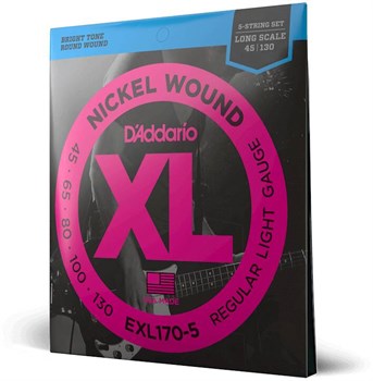 D'ADDARIO EXL170 5 - Струны для бас-гитары 5 струнной EXL170-5